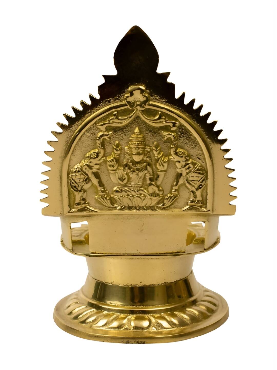 Spillbox Gold-Toned Brass Kamachi Diya Pooja Essential