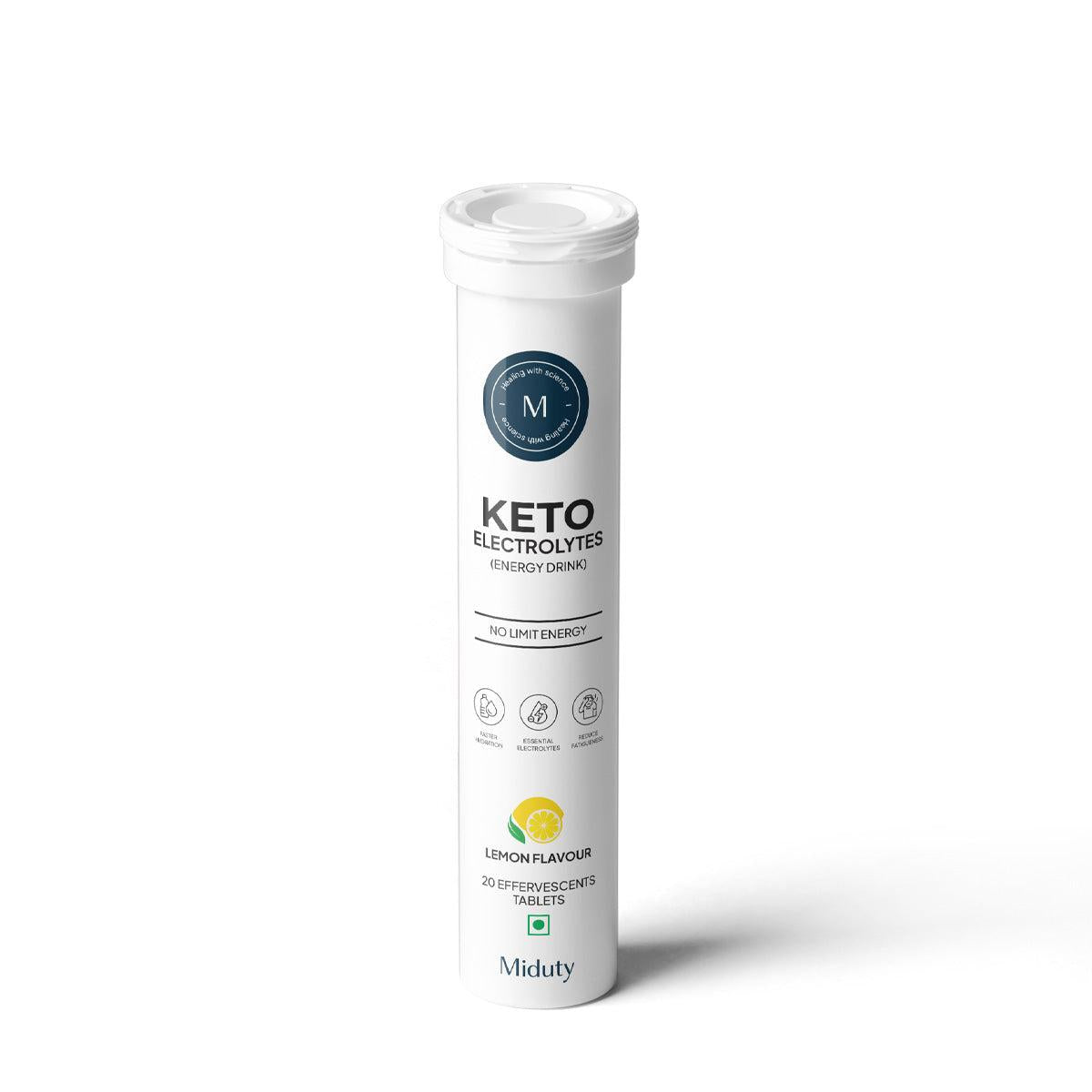 Miduty by Palak Notes Keto Electrolytes Tablets -Adults