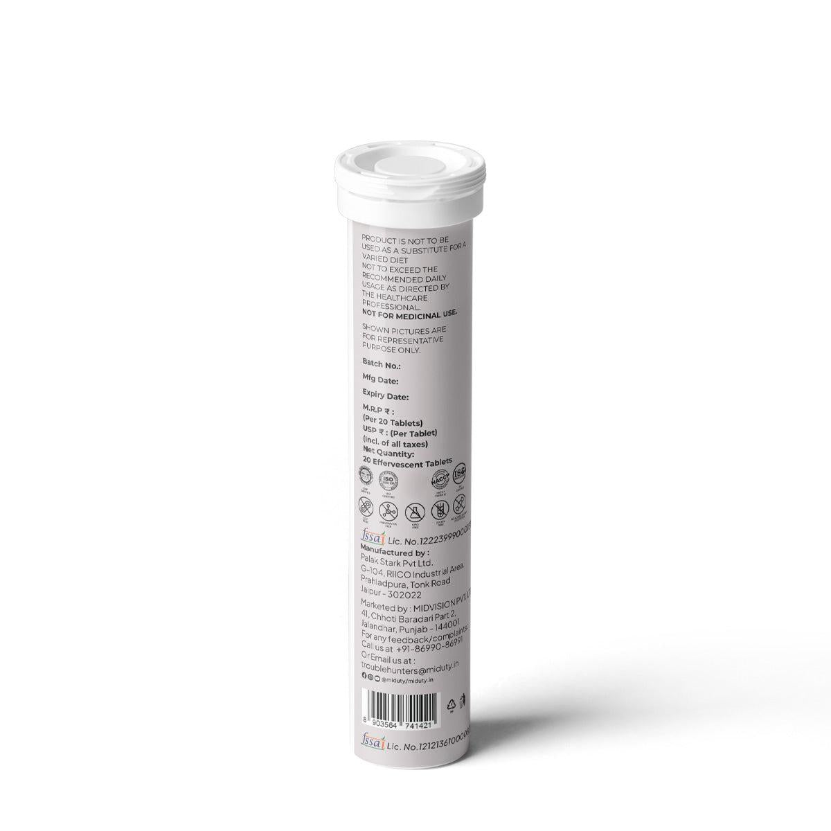 Miduty by Palak Notes Keto Electrolytes Tablets -Adults