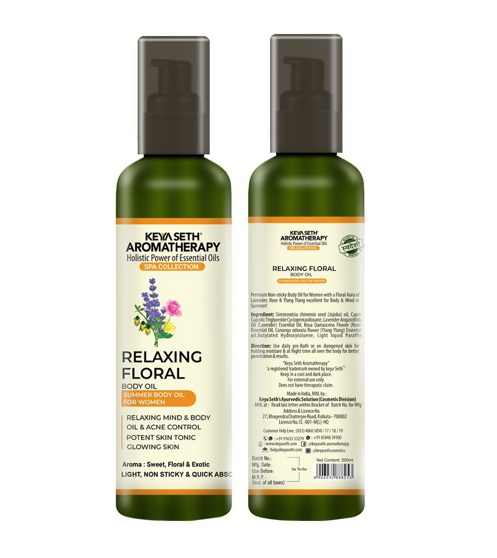 Keya Seth Aromatherapy Relaxing Floral Summer Body Oil