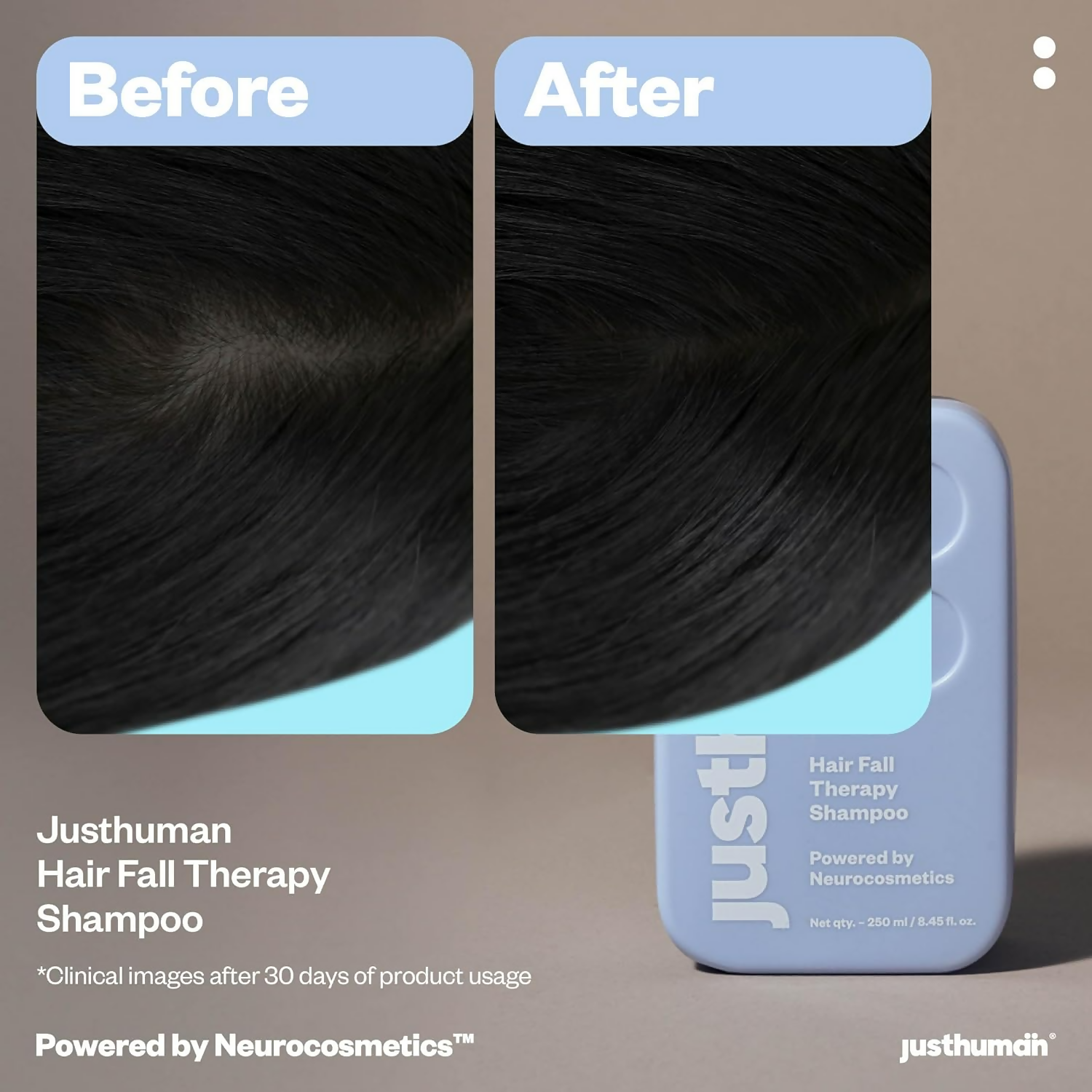 JustHuman Anti Hairfall shampoo