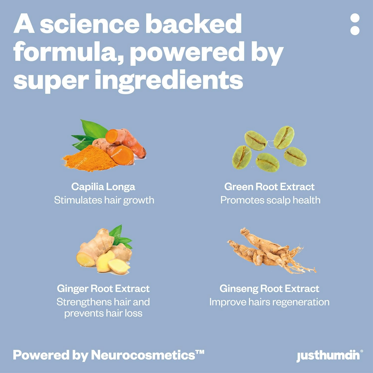 JustHuman Anti Hairfall shampoo