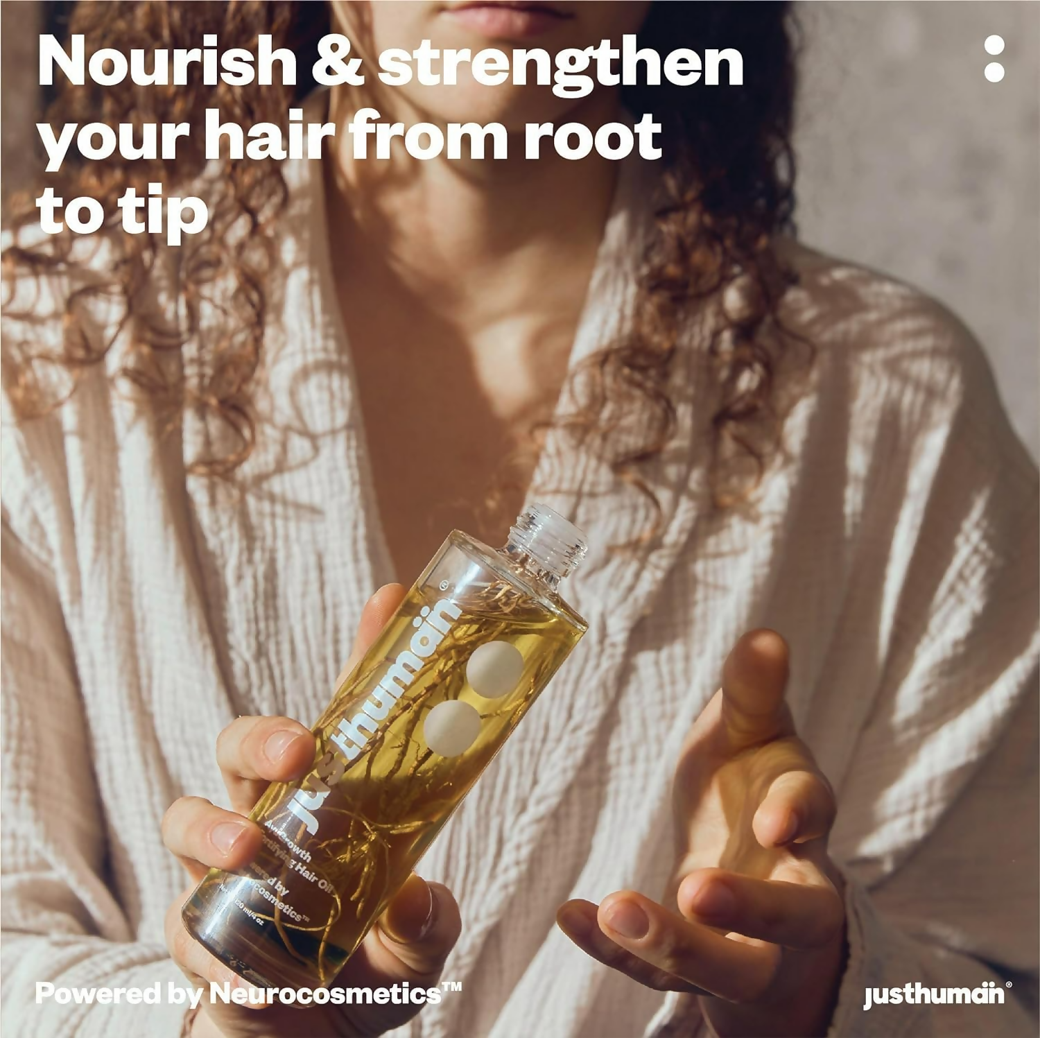 JustHuman AyuGrowth Fortifying Hair Oil