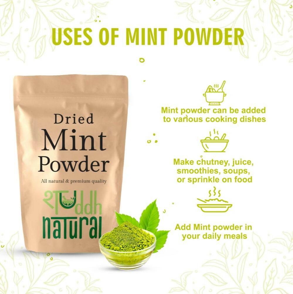 Shuddh Natural Mint Powder - Aromatic Flavor