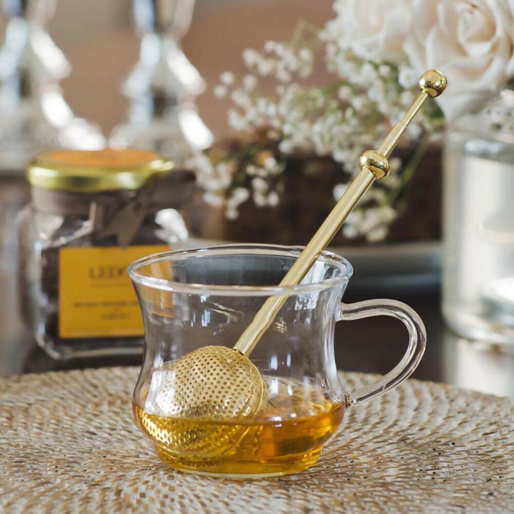 Shuddh Natural Royal Brass Strainer - Loose Leaf Tea