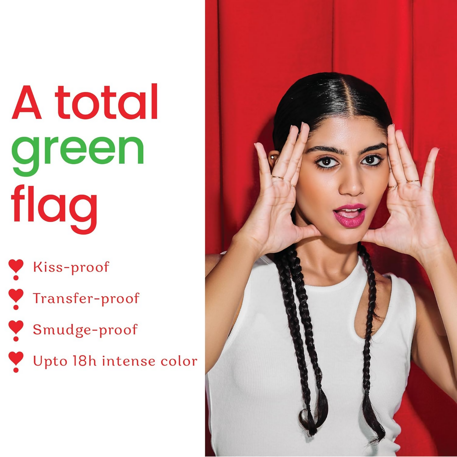 Color Cupid Matte Intense Color 18-Hour Stay Liquid Lipstick - Romantic Red