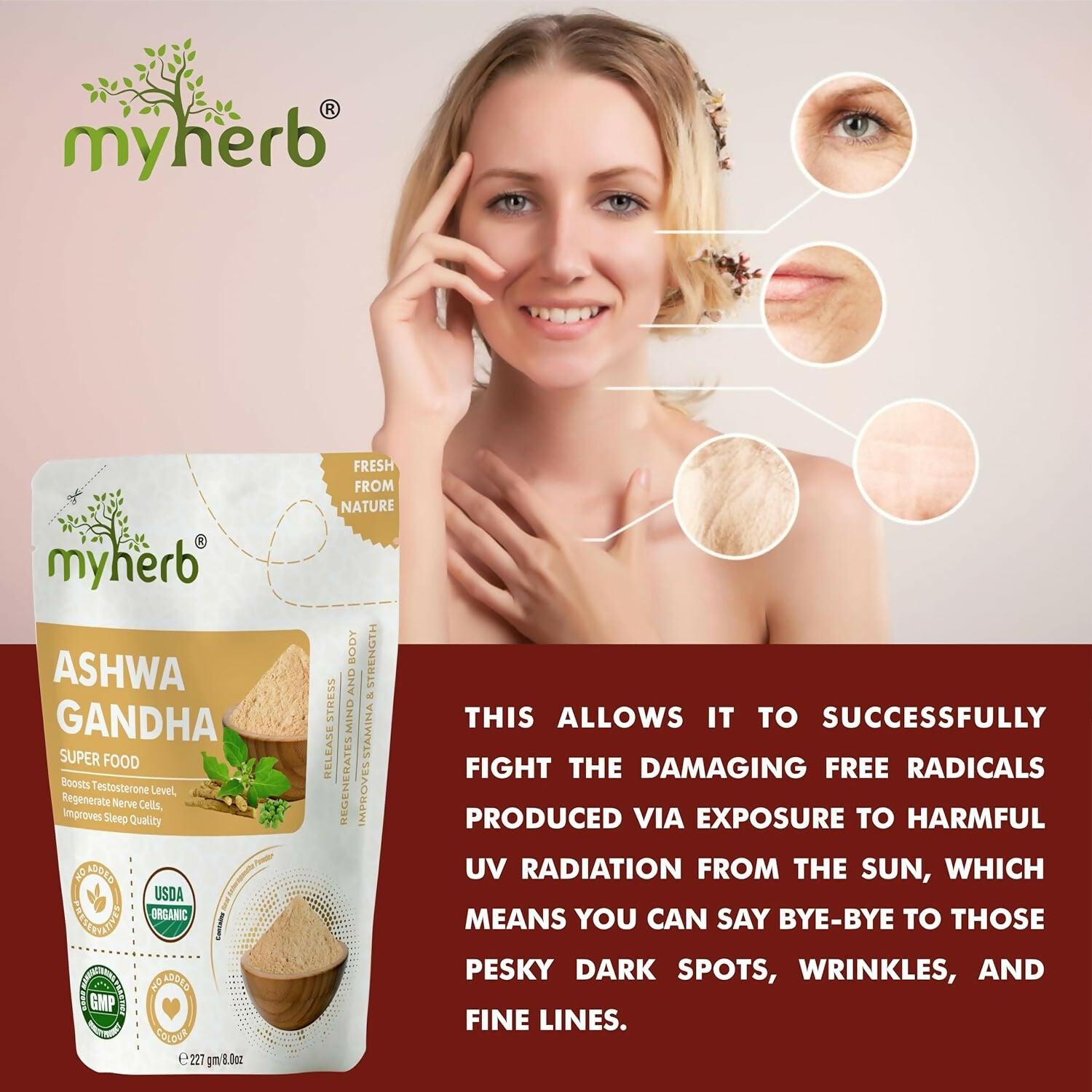 Myherb Pure Natural Organic Ashwagandha Powder