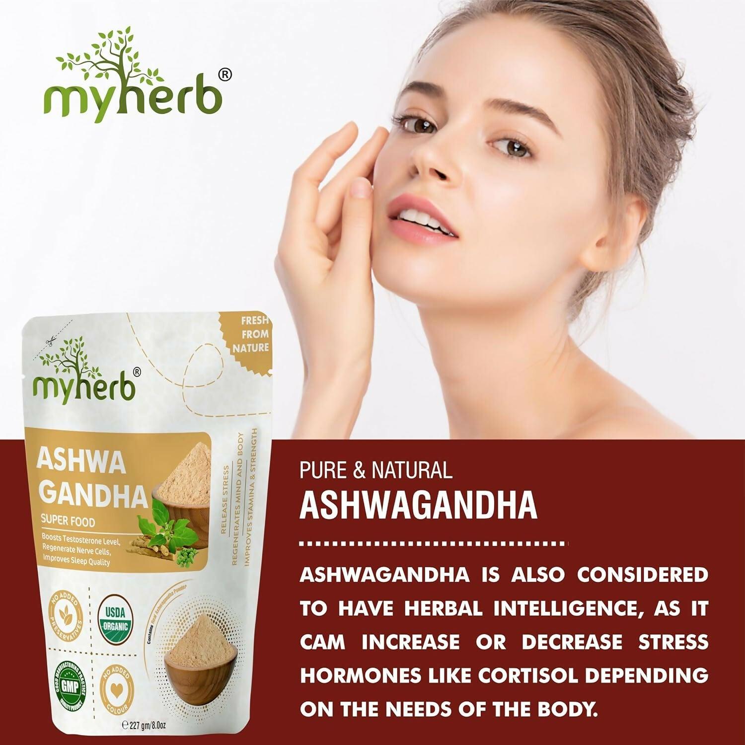 Myherb Pure Natural Organic Ashwagandha Powder
