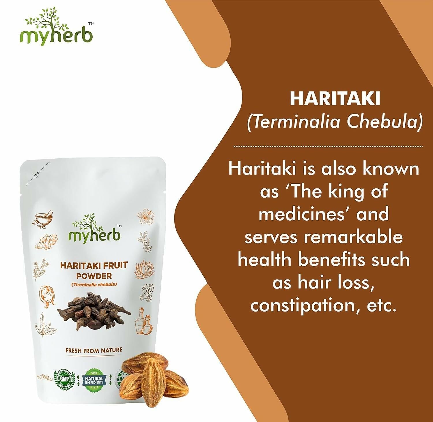 Myherb Natural Organic Haritaki Powder