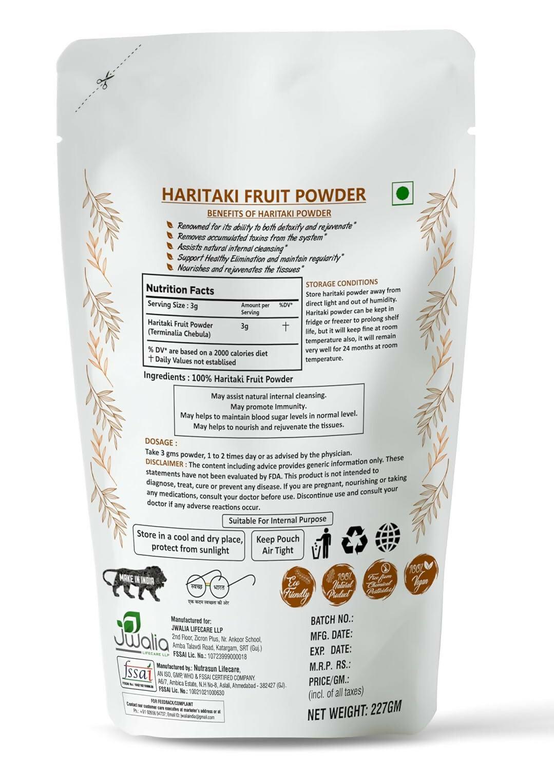 Myherb Natural Organic Haritaki Powder