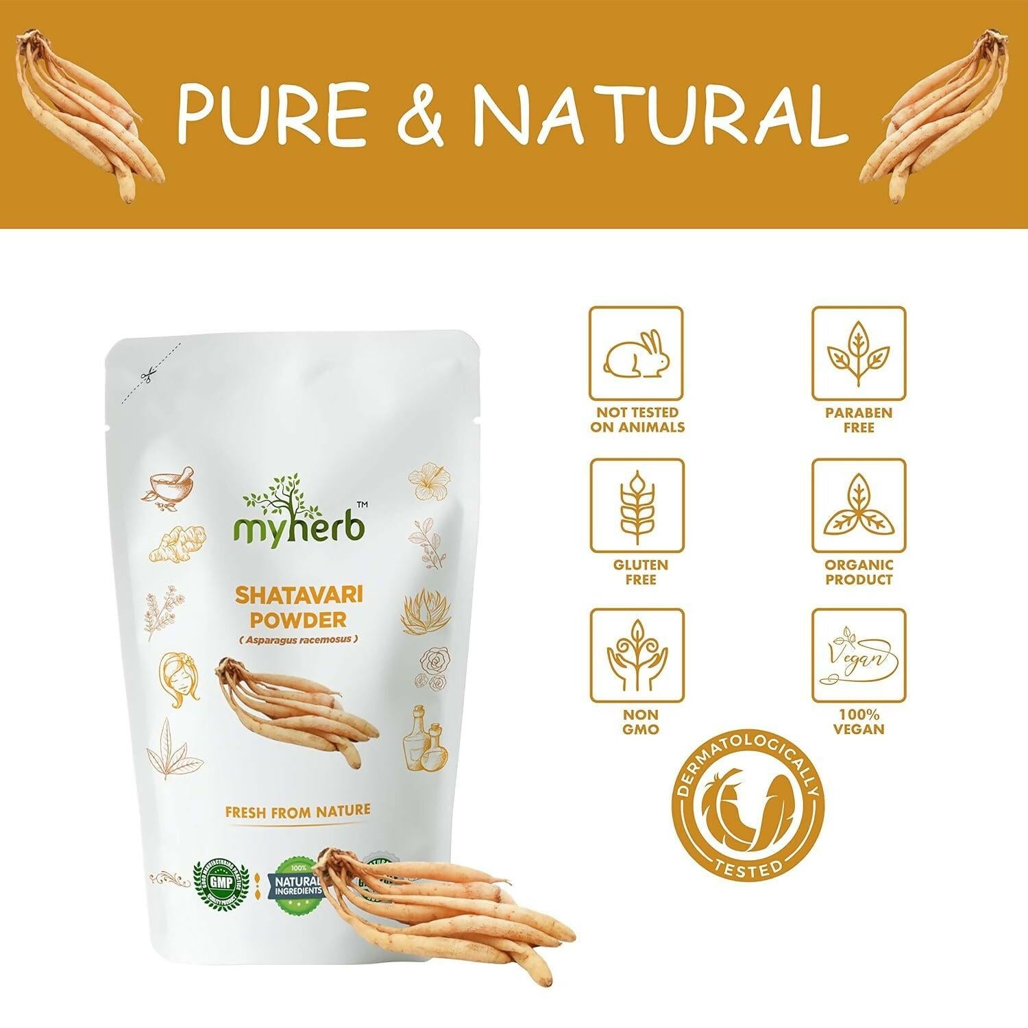 Myherb Natural Organic Shatavari Powder