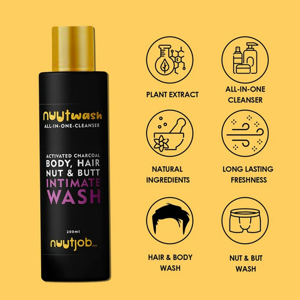 Nuut Guard Nuutwash All-in-One Cleanser For Men Intimate Nut-Butt-Body & Hair Wash