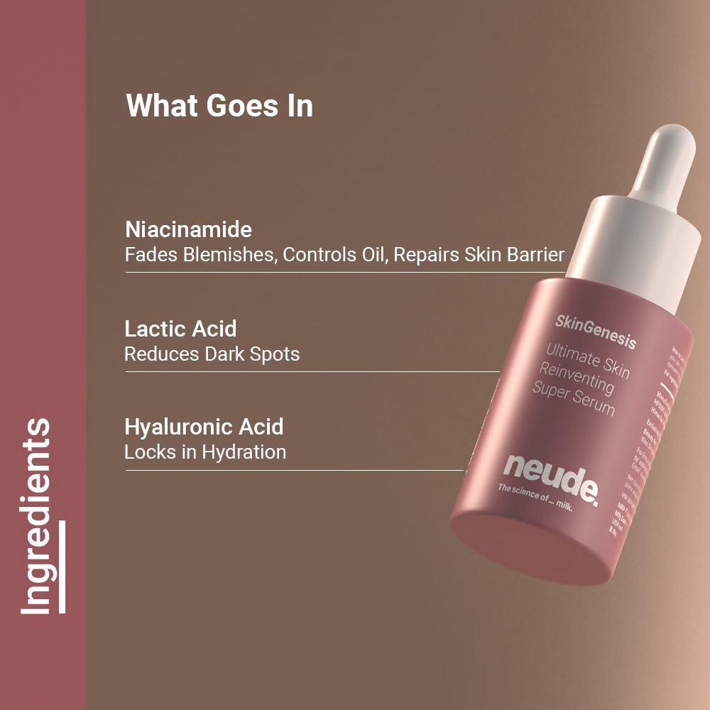 Neude SkinGenesis Brightening & Anti Aging Face Serum