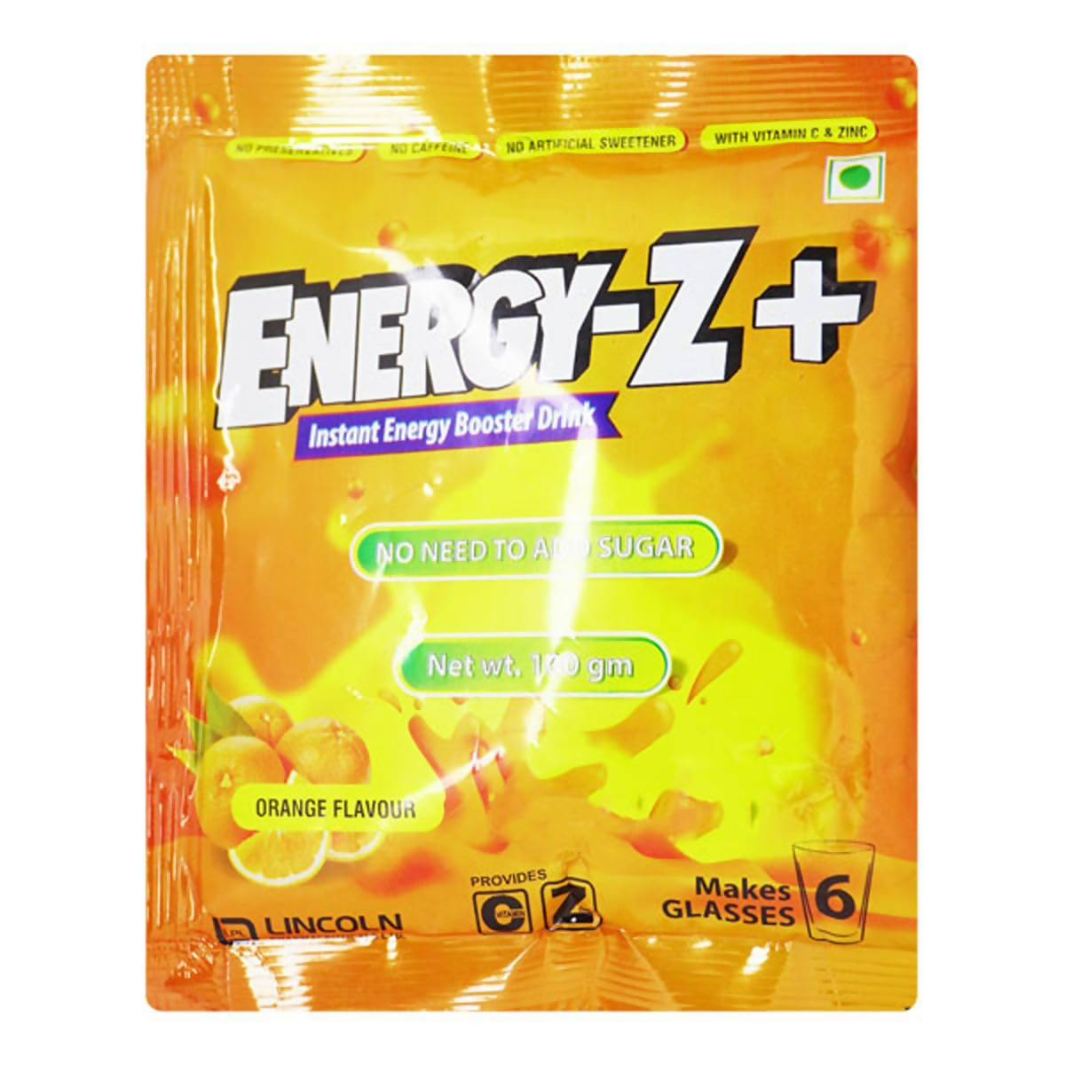 Energy-Z+ Orange Flav Energy Drink - Sachets