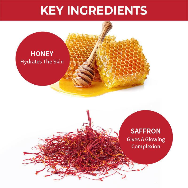 Nykaa Naturals Saffron & Honey Face Wash for Glowing Skin