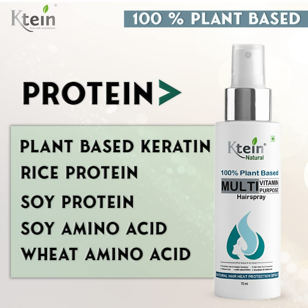 Ktein Natural 100% Plant Based Multi Vitamin Purpose with Deep Nourishment Hairspray For Hair