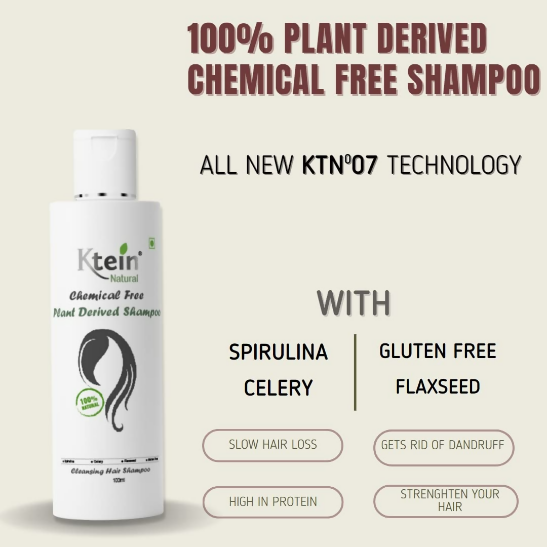 Ktein Natural Chemical Free Plant Derived Shampoo