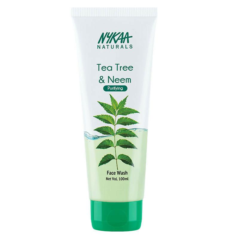 Nykaa Naturals Tea Tree & Neem Purifying Face Wash for Acne