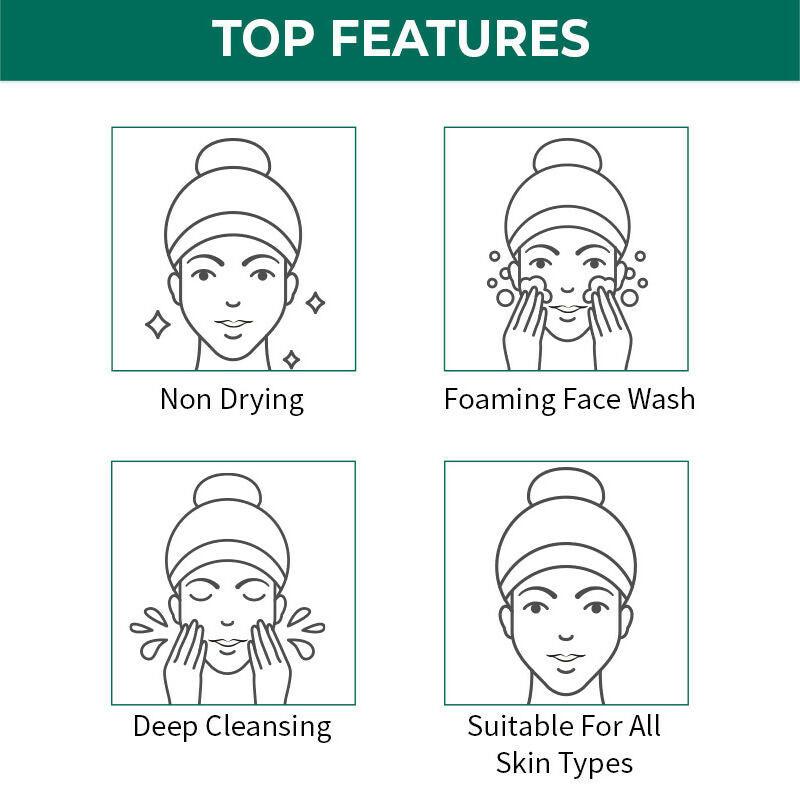 Nykaa Naturals Tea Tree & Neem Purifying Face Wash for Acne