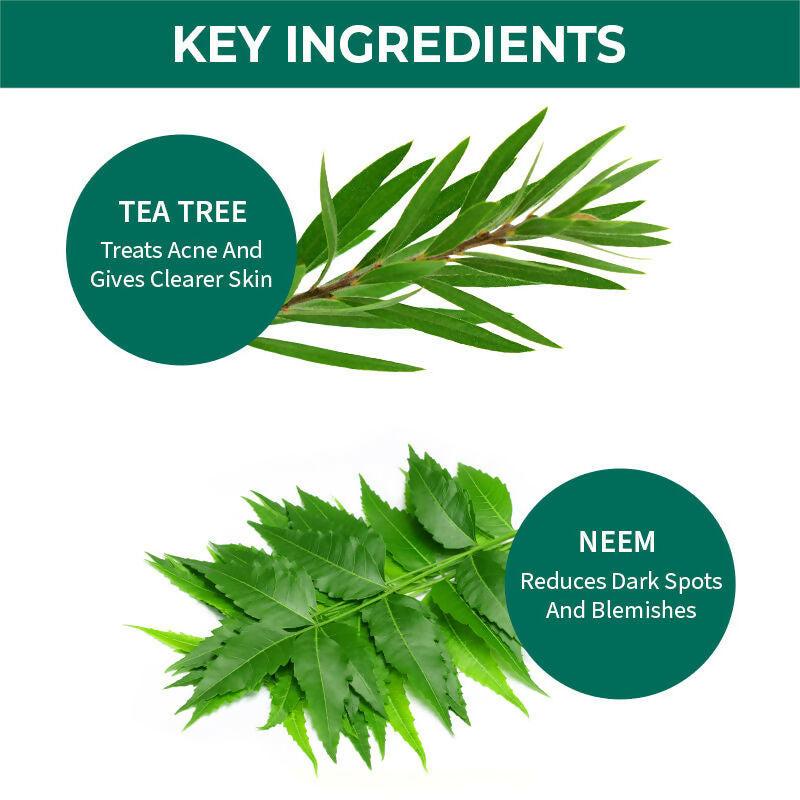 Nykaa Naturals Tea Tree & Neem Purifying Face Wash for Acne