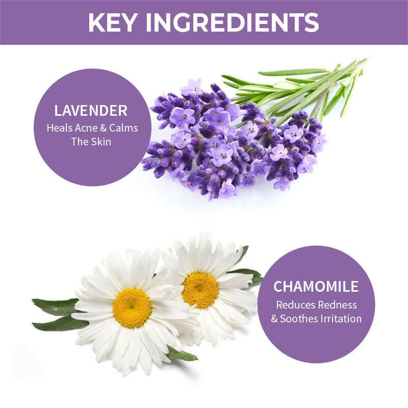 Nykaa Naturals Lavender & Chamomile Face Wash for Calm Skin