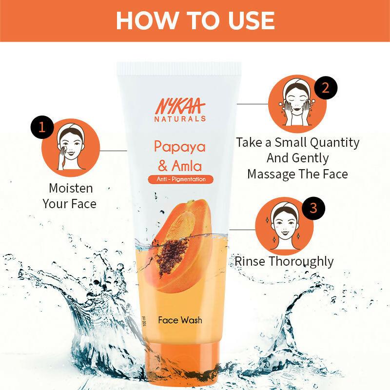 Nykaa Naturals Papaya & Amla Face Wash for Anti-Pigmentation