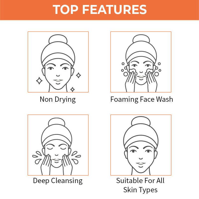 Nykaa Naturals Papaya & Amla Face Wash for Anti-Pigmentation