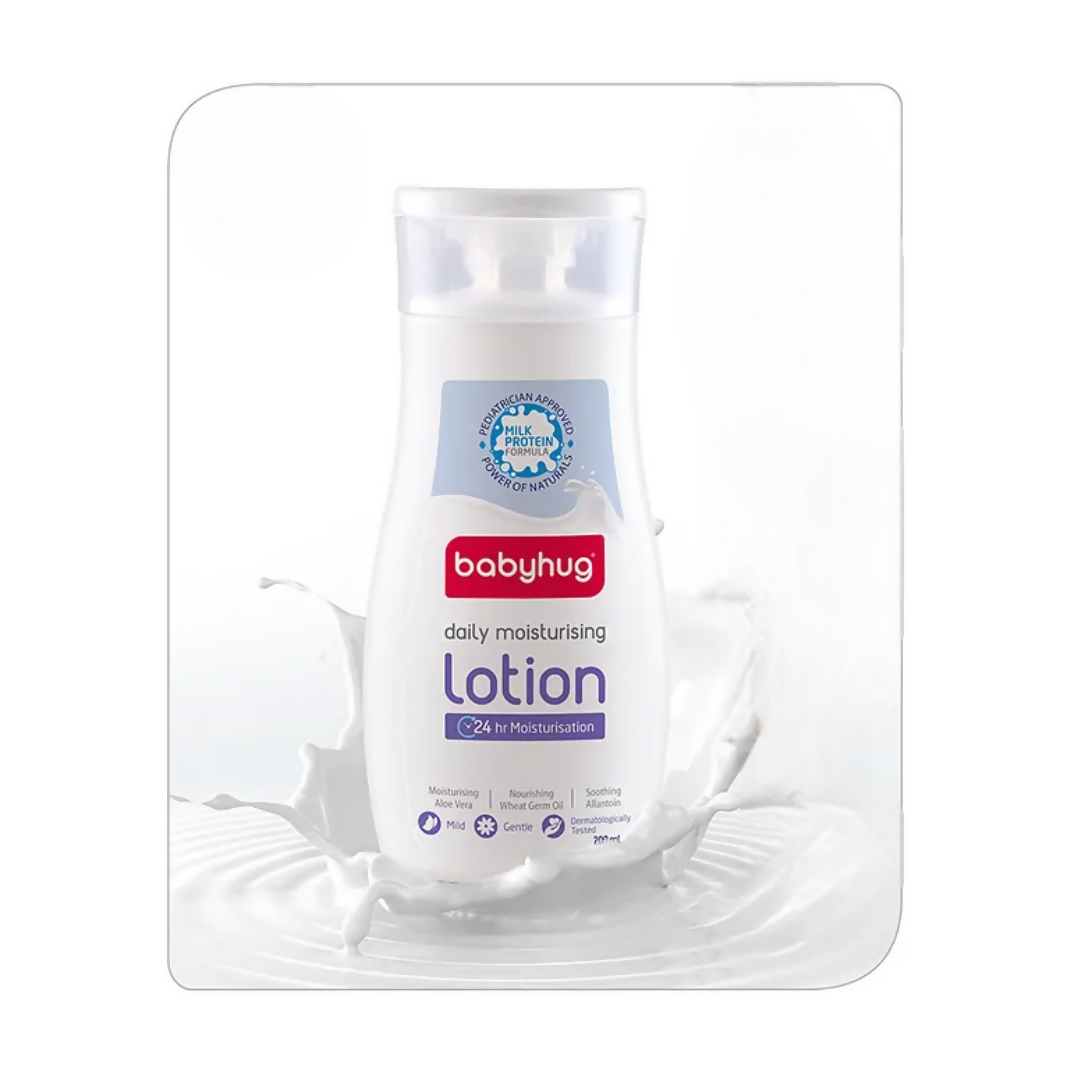 Babyhug Milk Protein Formula Daily Moisturising Milky Lotion