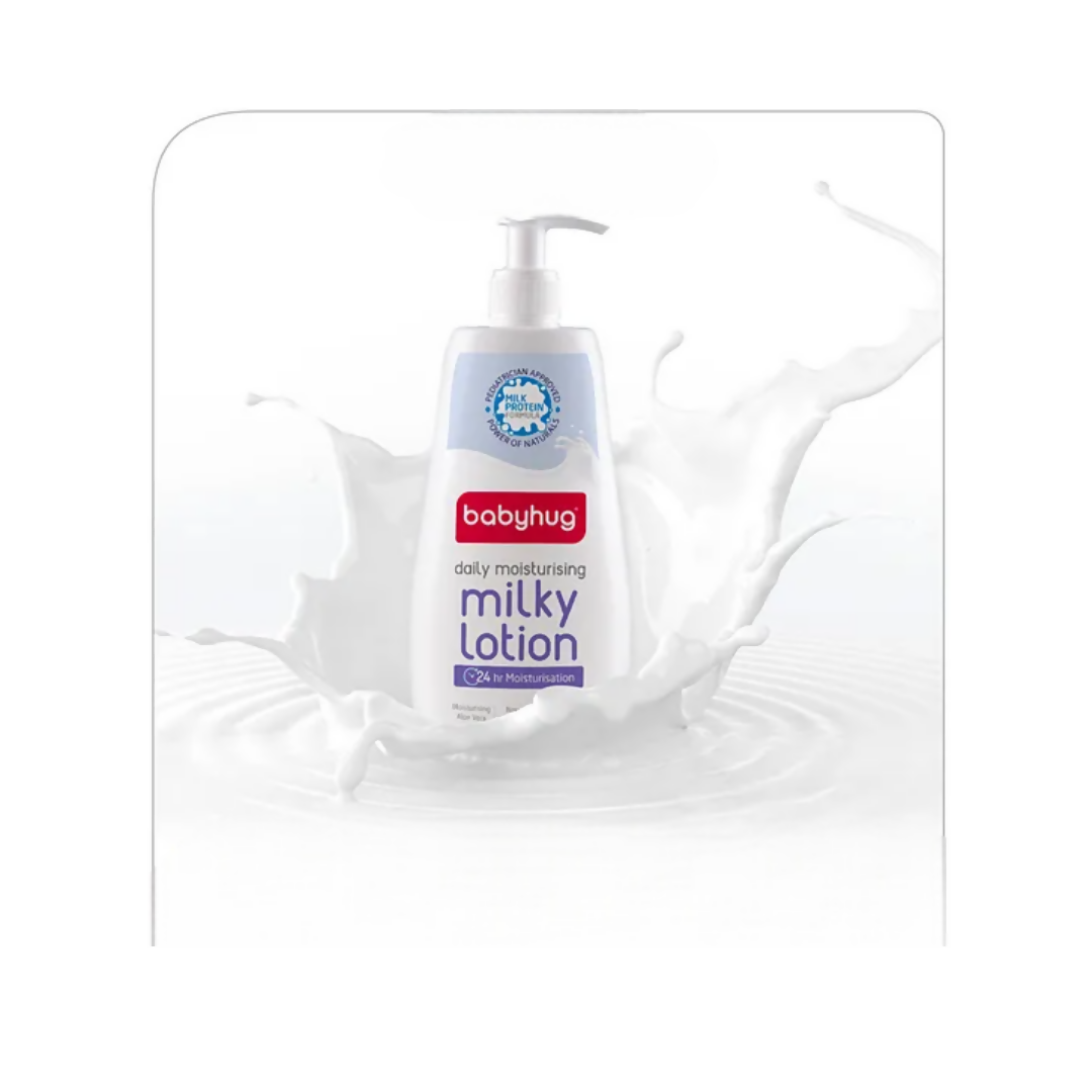 Babyhug Milk Protein Formula Daily Moisturising Milky Lotion
