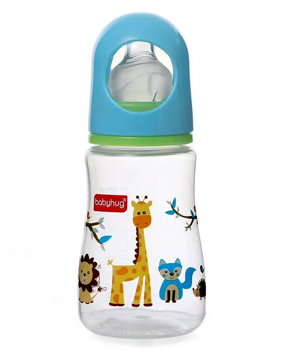 Babyhug Bubble Anti-Colic Sterilizable Feeding Bottle Blue