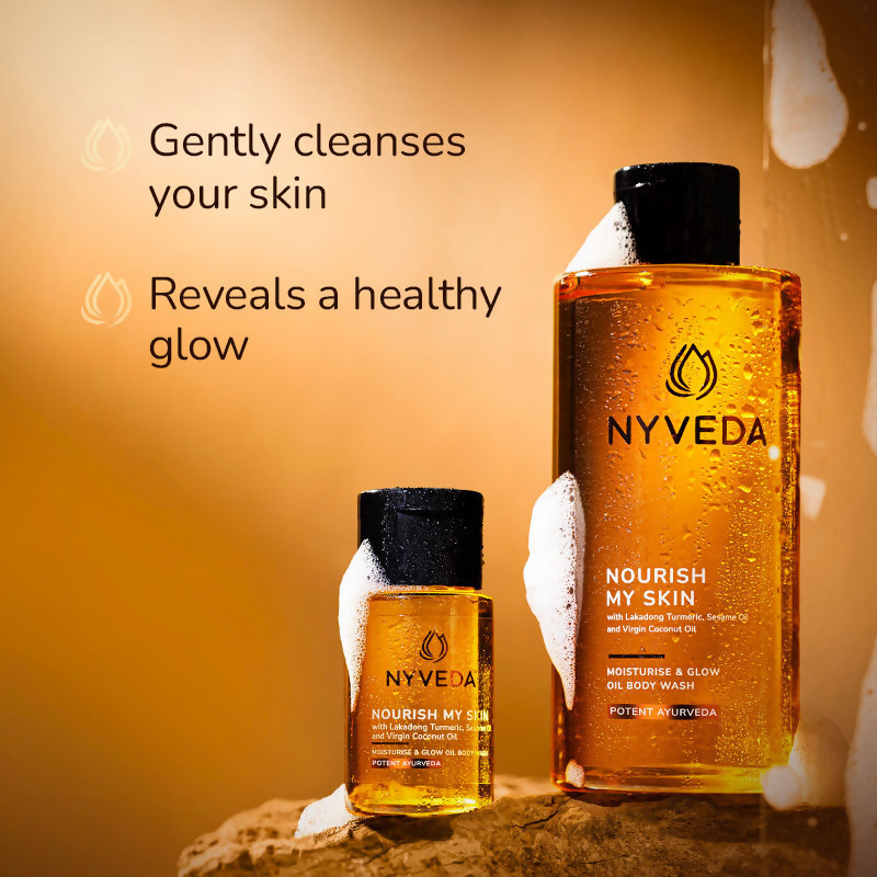 Nyveda Oil Body Wash Nourish My Skin Moisturise & Glow