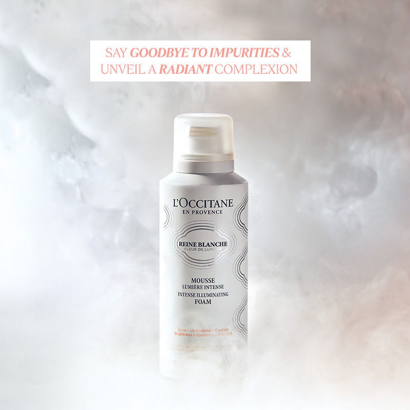 L'Occitane Reine Blanche Intense Illuminating Foam