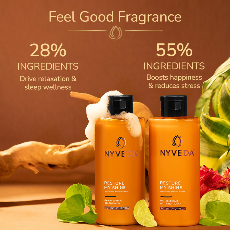 Nyveda Restore My Shine Damaged Hair Oil Shampoo