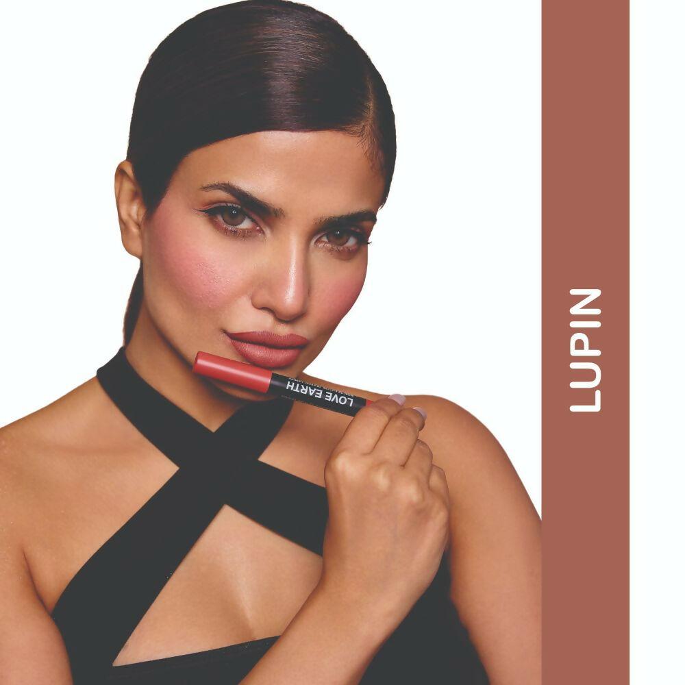 Love Earth Non Transfer Crayon Lipstick-Lupin