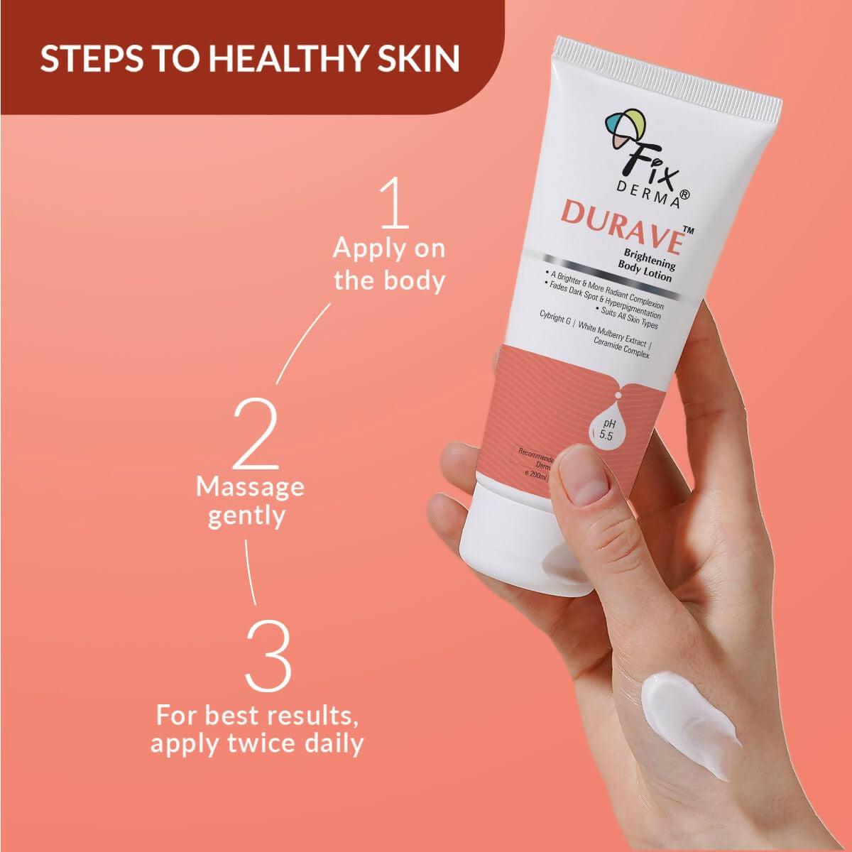 Fixderma Durave Brightening Body Lotion with Ceramide For Hyperpigmentation & Dark Spots