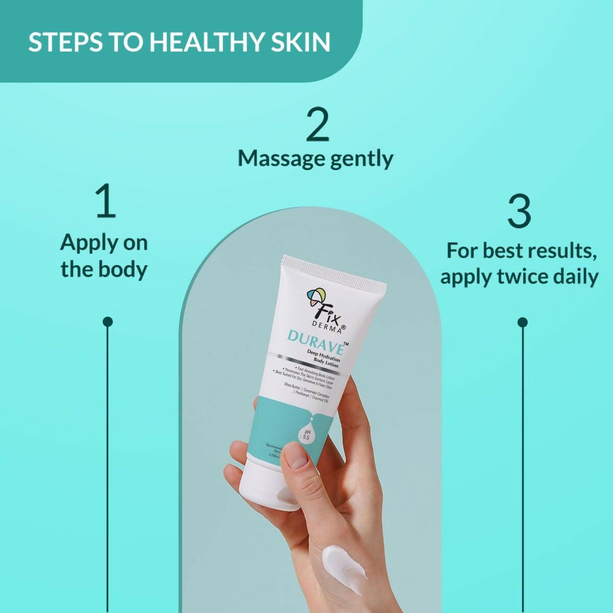 Fixderma Durave Deep Hydrating Body Lotion with Ceramide & Shea Butter