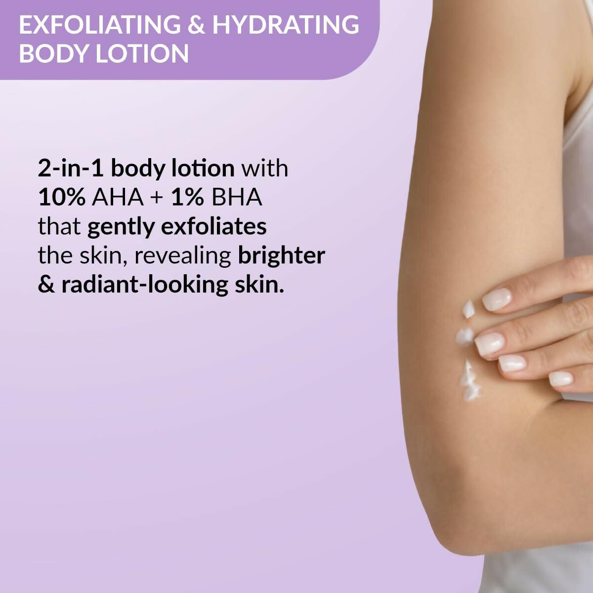 Fixderma Durave 10% AHA + 1% BHA Deep Exfoliating Body Lotion with Lactic & 1% Salicylic Acid