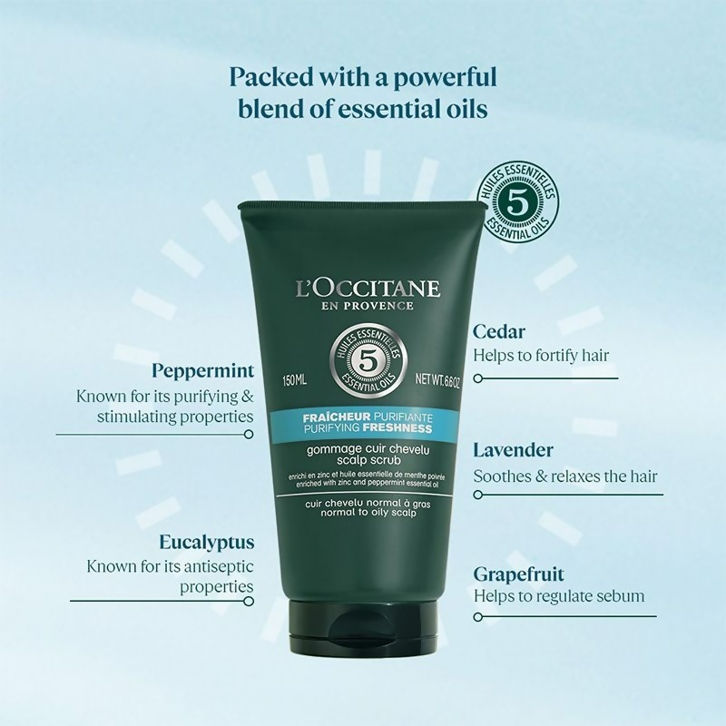 L'Occitane Purifying Freshness Cleansing Scalp Scrub