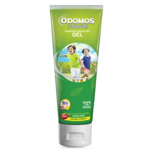 Odomos Naturals Mosquito Repellent Gel, Protection from Mosquitoes, 8 Hours Protection in Single Application