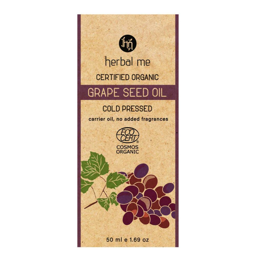 Herbal Me Cold Pressed Grape Seed Hair Oil