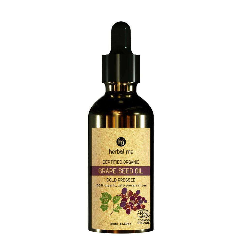 Herbal Me Cold Pressed Grape Seed Hair Oil