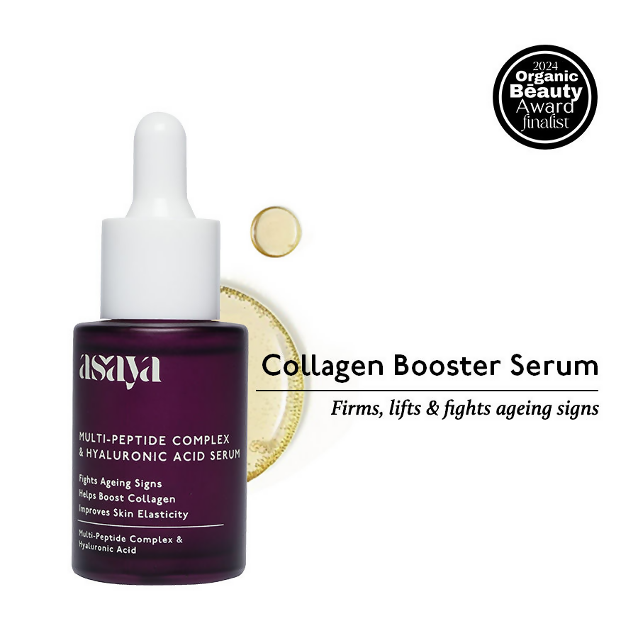 Asaya 5% Multi Peptide Serum With Hyaluronic Acid & Collagen Peptide Face Serum For Anti Ageing