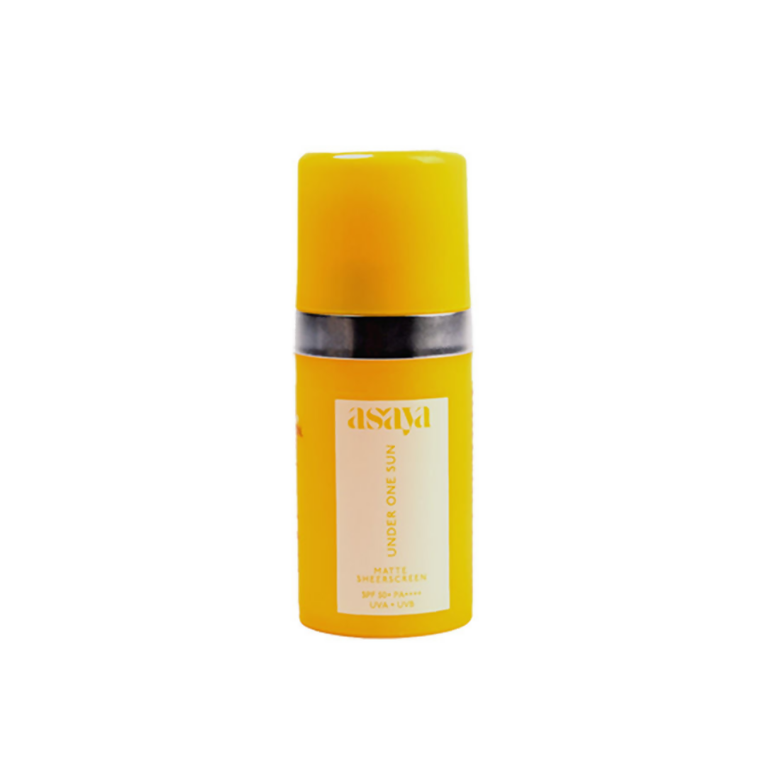 Asaya Vitamin C & Ceramide Sunscreen SPF 50+ PA++++, Invisible Gel Sunscreen For Face