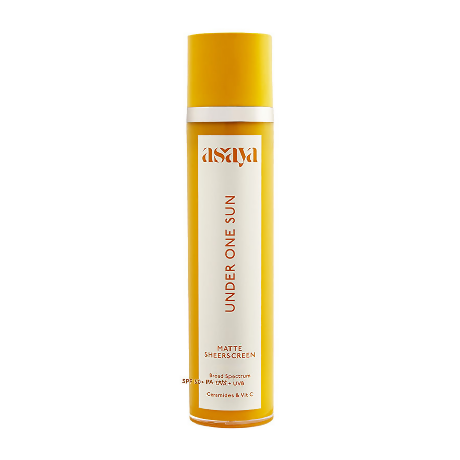 Asaya Vitamin C & Ceramide Sunscreen SPF 50+ PA++++, Invisible Gel Sunscreen For Face