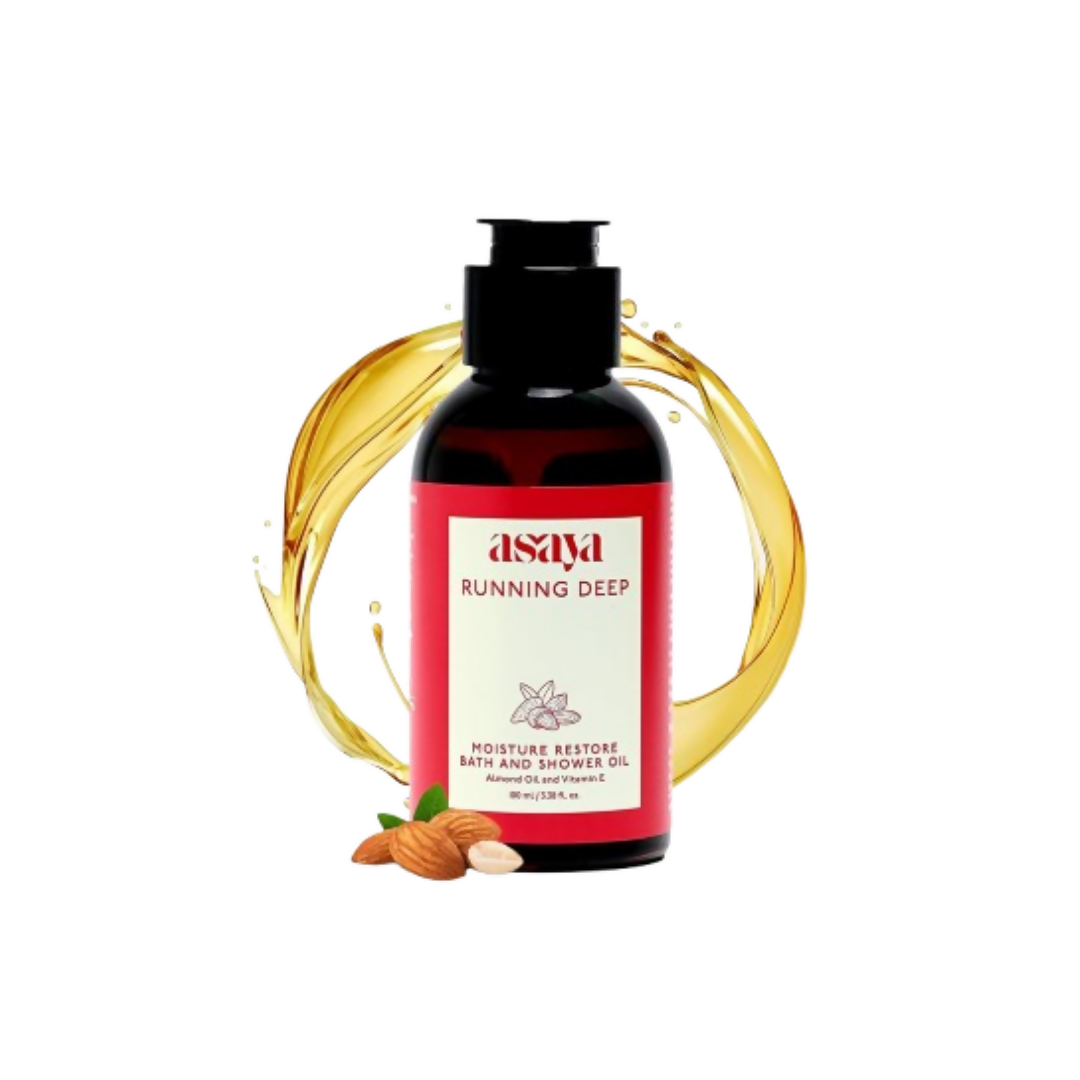 Asaya Deep Moisture Bath & Shower Oil Rejuvenates & Hydrates For All Skin Types