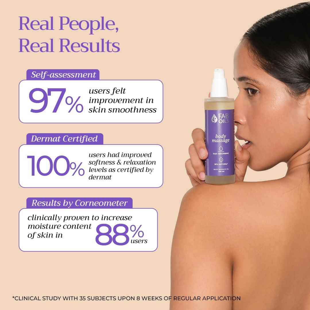 Fab Oils Body Massage Body Oil For Firm Skin & Relaxation