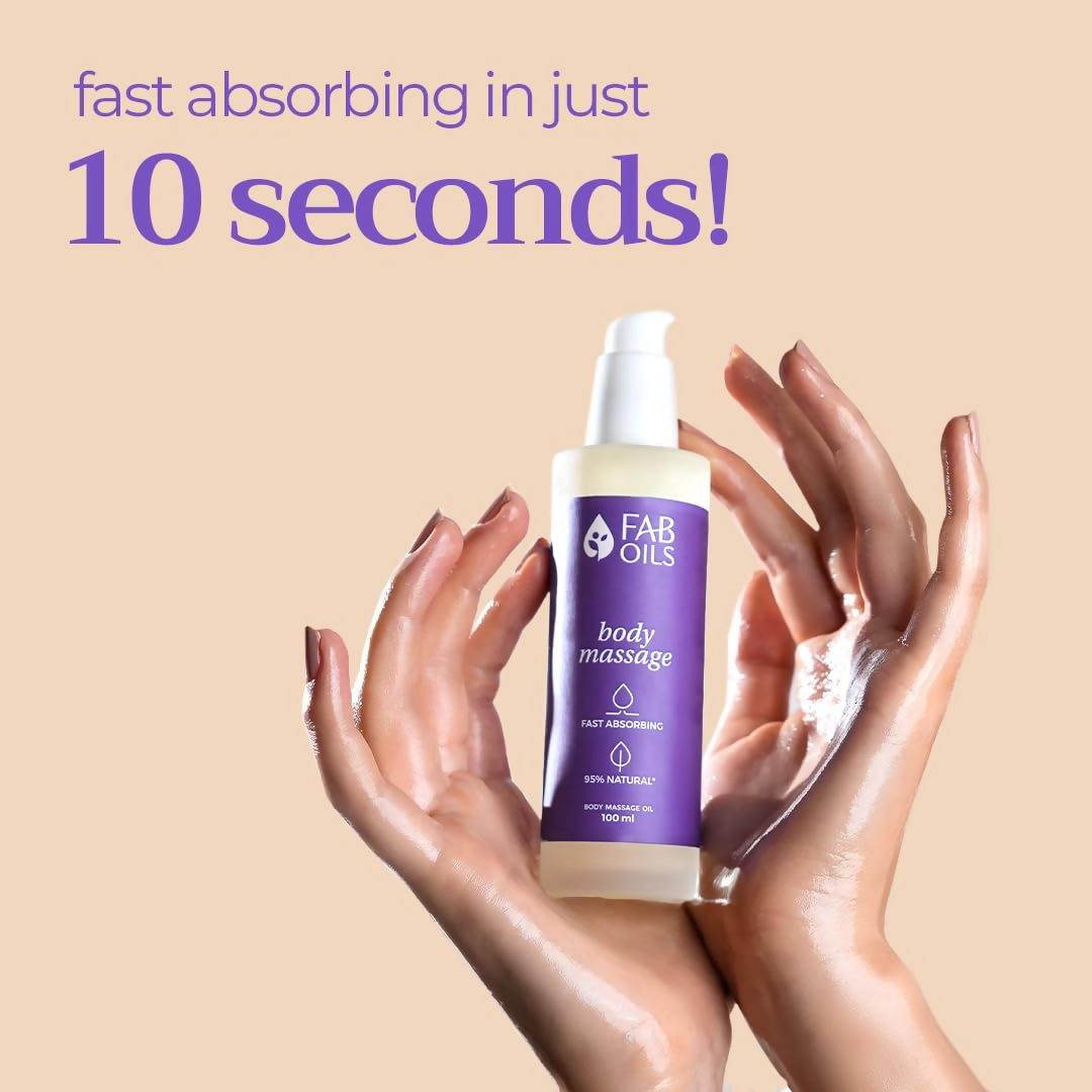 Fab Oils Body Massage Body Oil For Firm Skin & Relaxation
