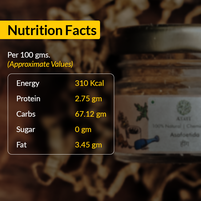 Asavi Handcrafted Natural Hathras Hing (Asafoetida)