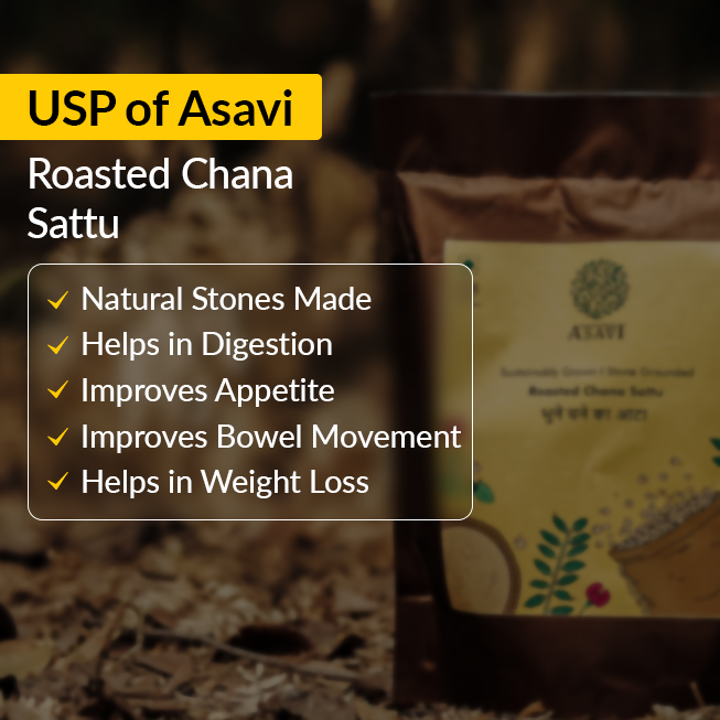 Asavi Stoneground Sattu