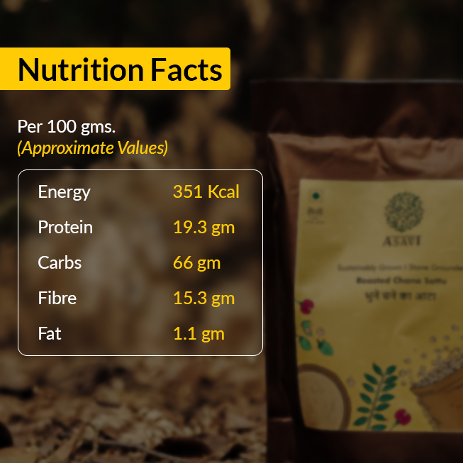 Asavi Stoneground Sattu